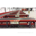 Material transfer belt conveyor